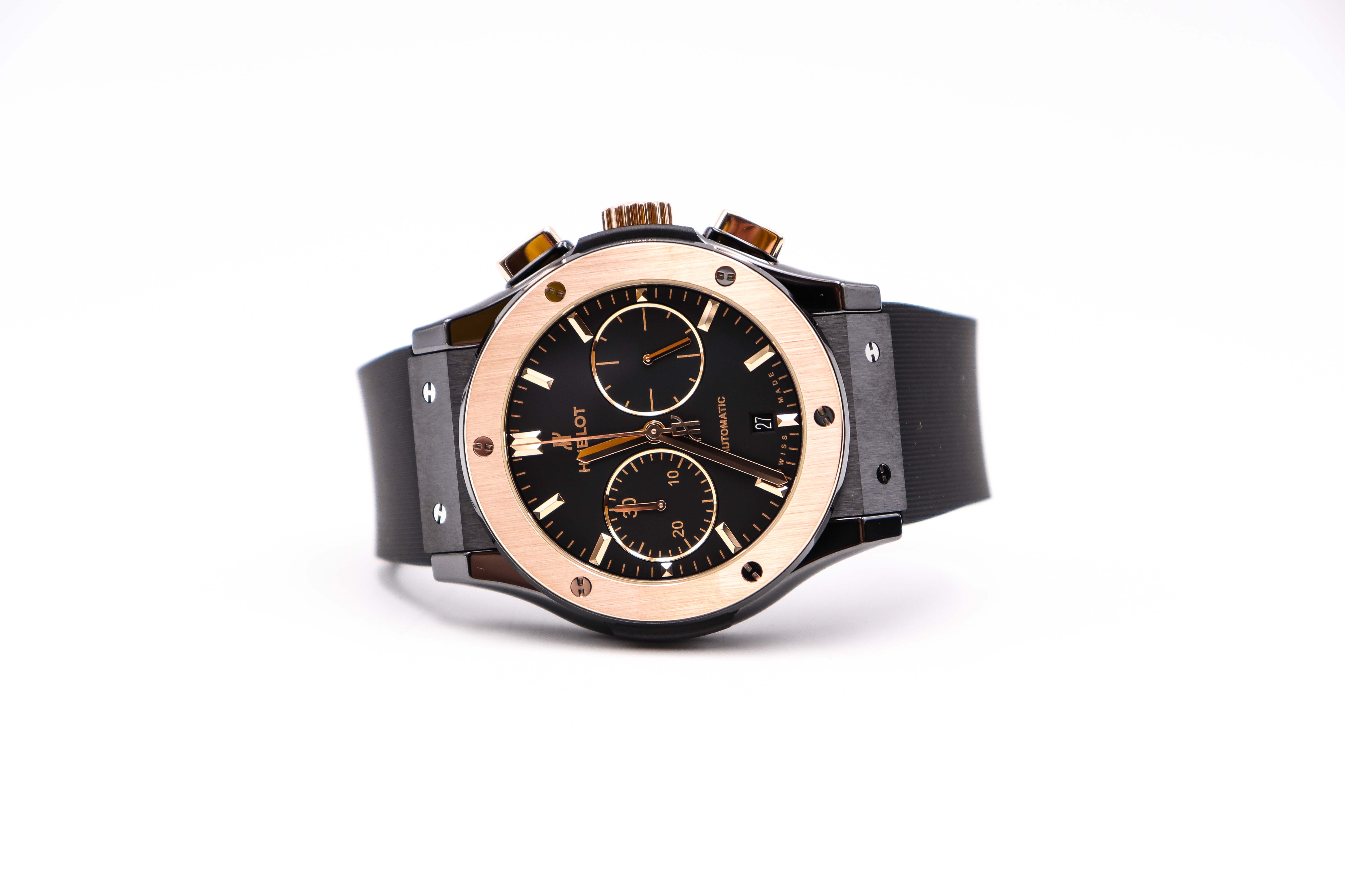 Hublot Classic Fusion 45 Chronograph Ceramic King Gold