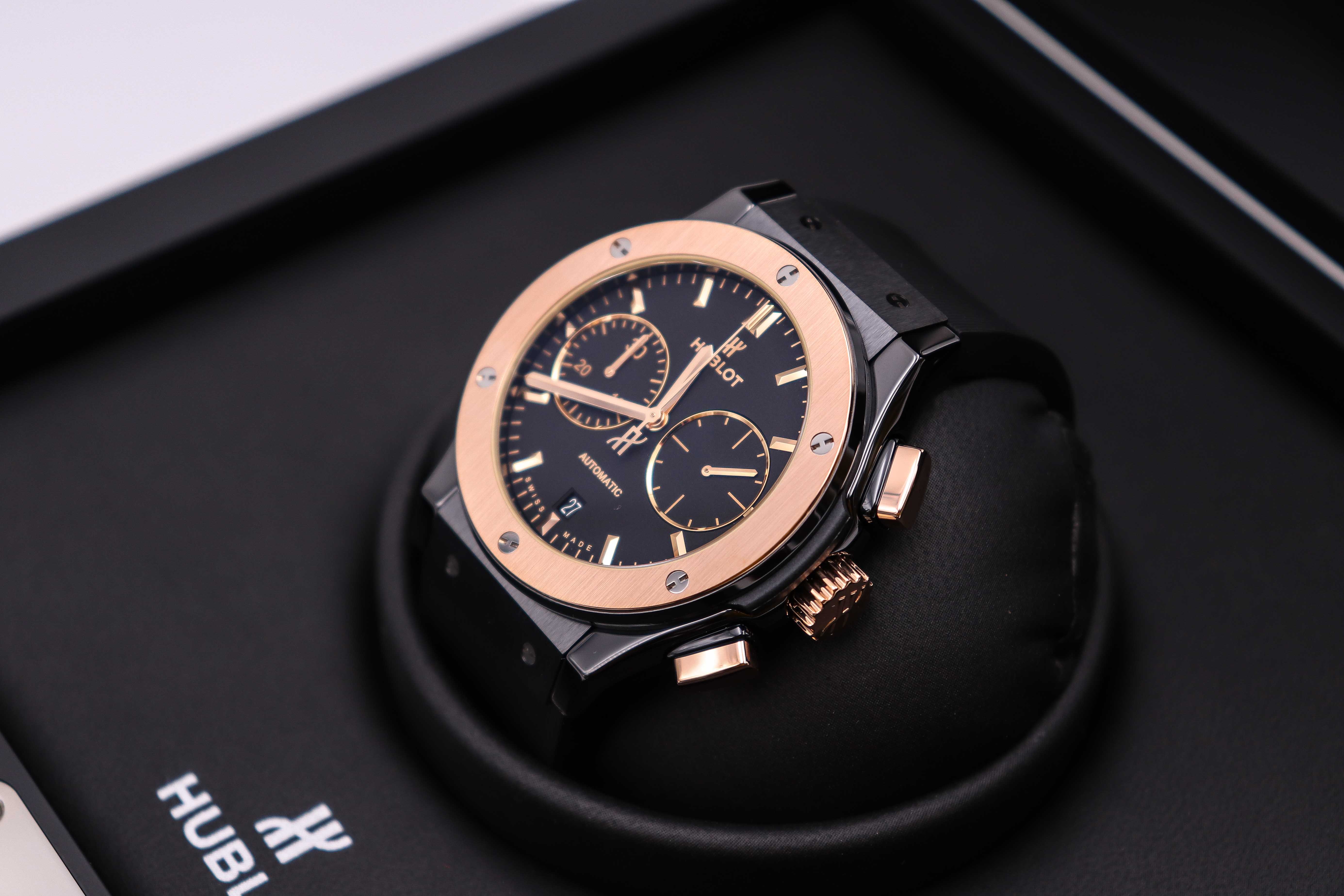 Hublot Classic Fusion 45 Chronograph Ceramic King Gold