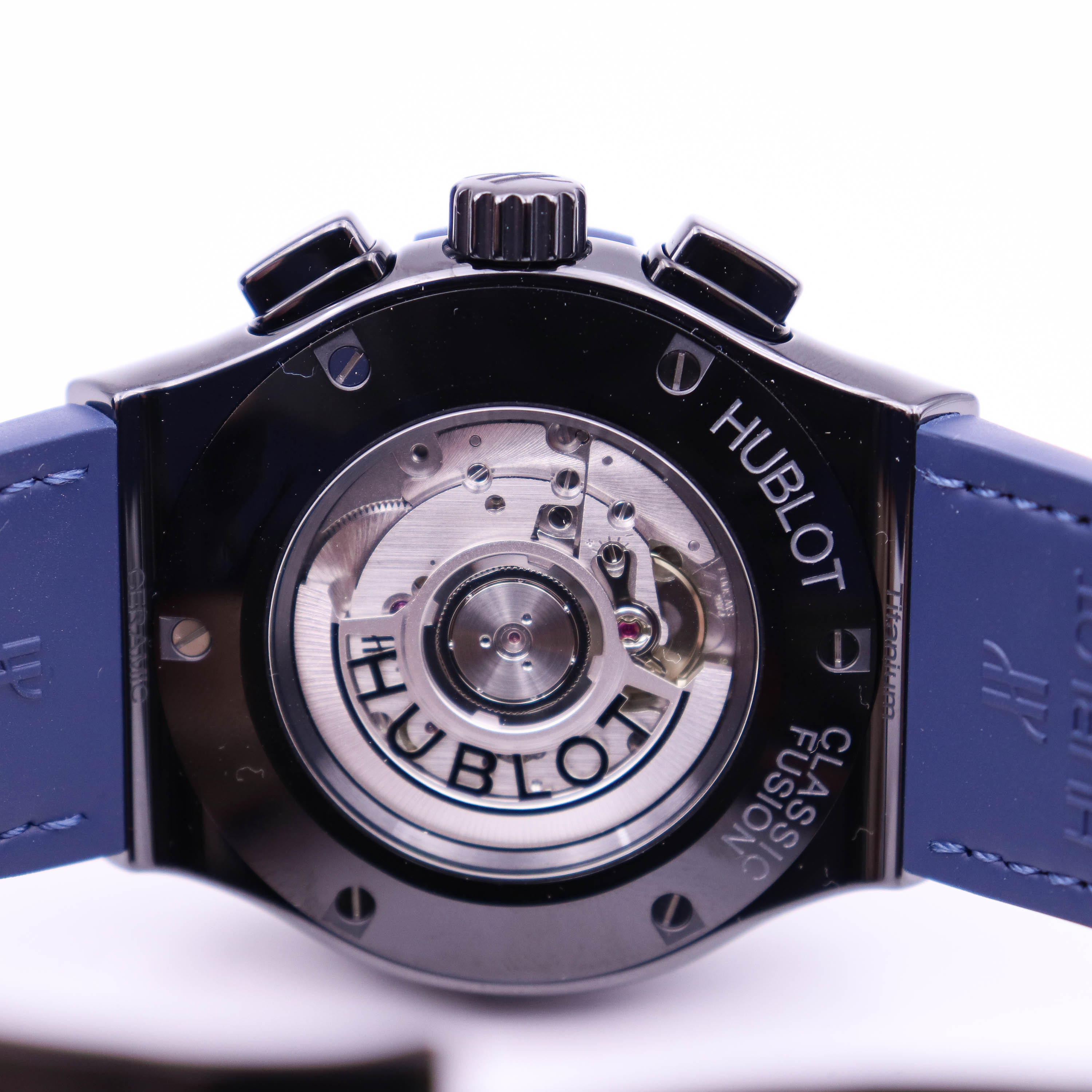 Hublot Classic Fusion 45 Ceramic Blue Chronograph