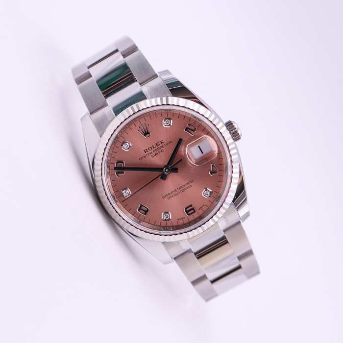 rolex date 34 pink