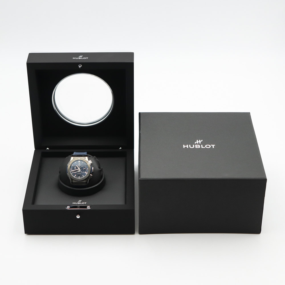 Hublot Classic Fusion 42 Chronograph Titanium Blue 