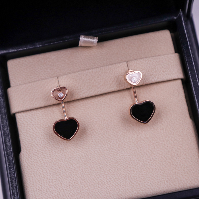 Chopard Happy Hearts Diamond Earrings