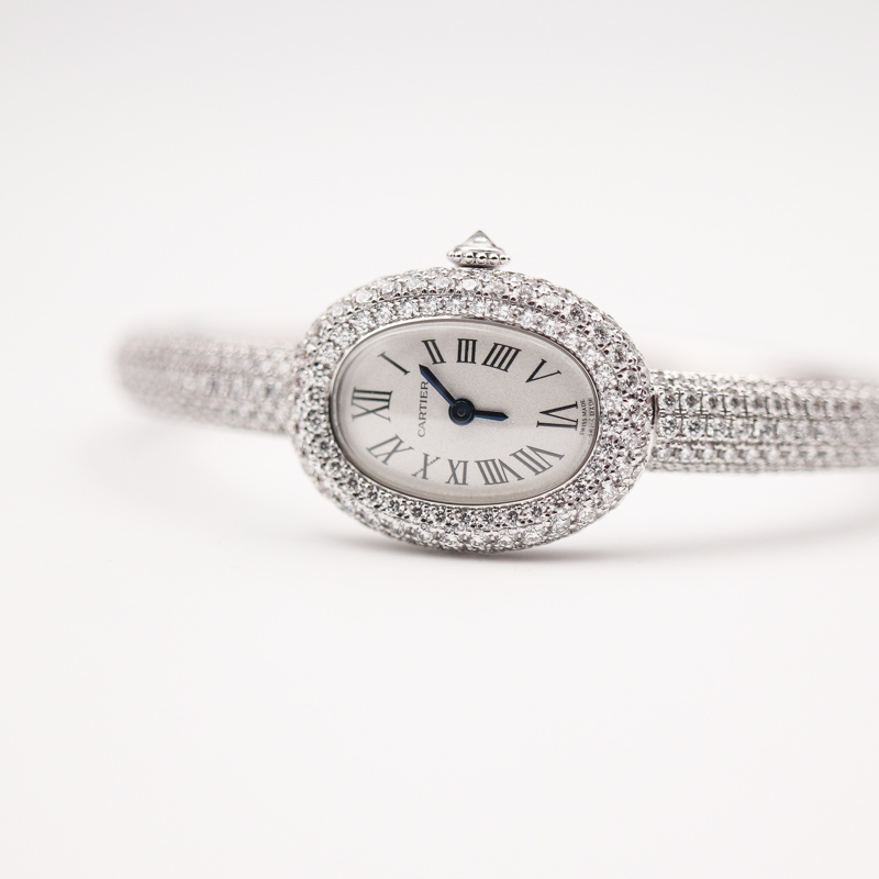 Cartier Baignoire Pave Diamonds