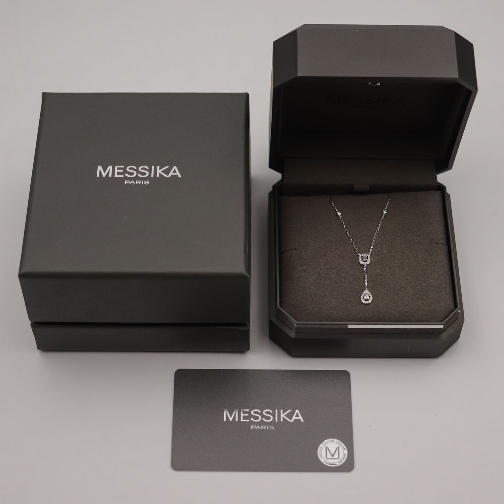 Messika My Twin Tie 0.10ct x2 Necklace