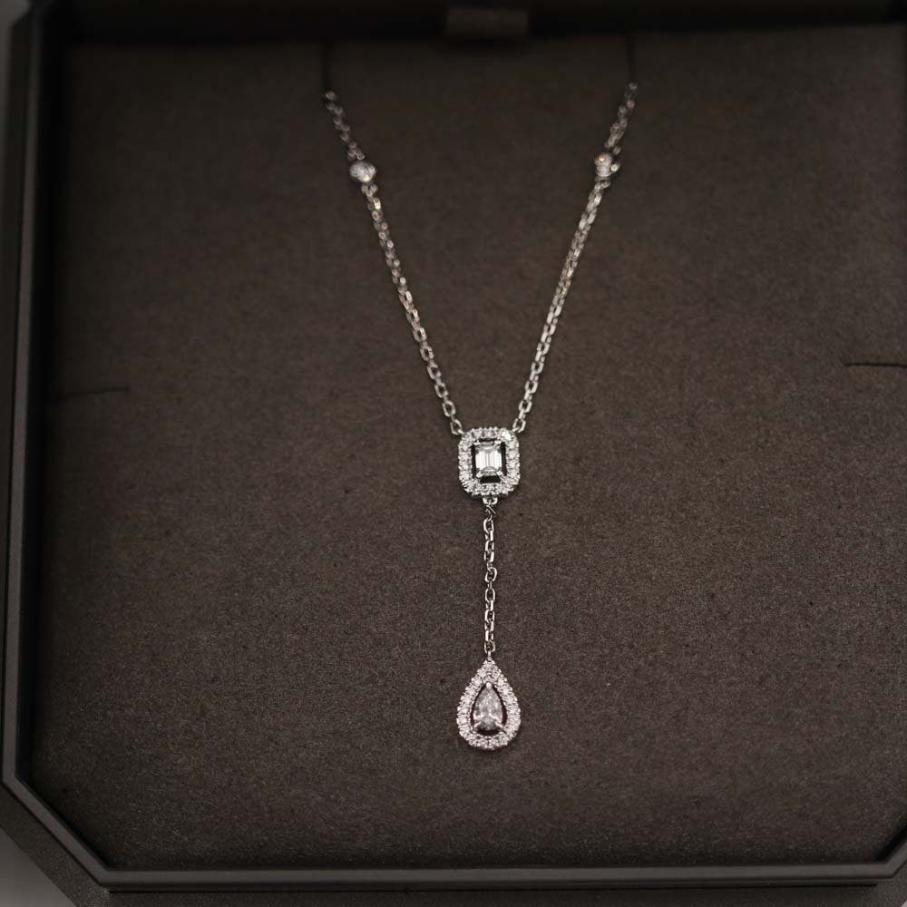 Messika My Twin Tie 0.10ct x2 Necklace