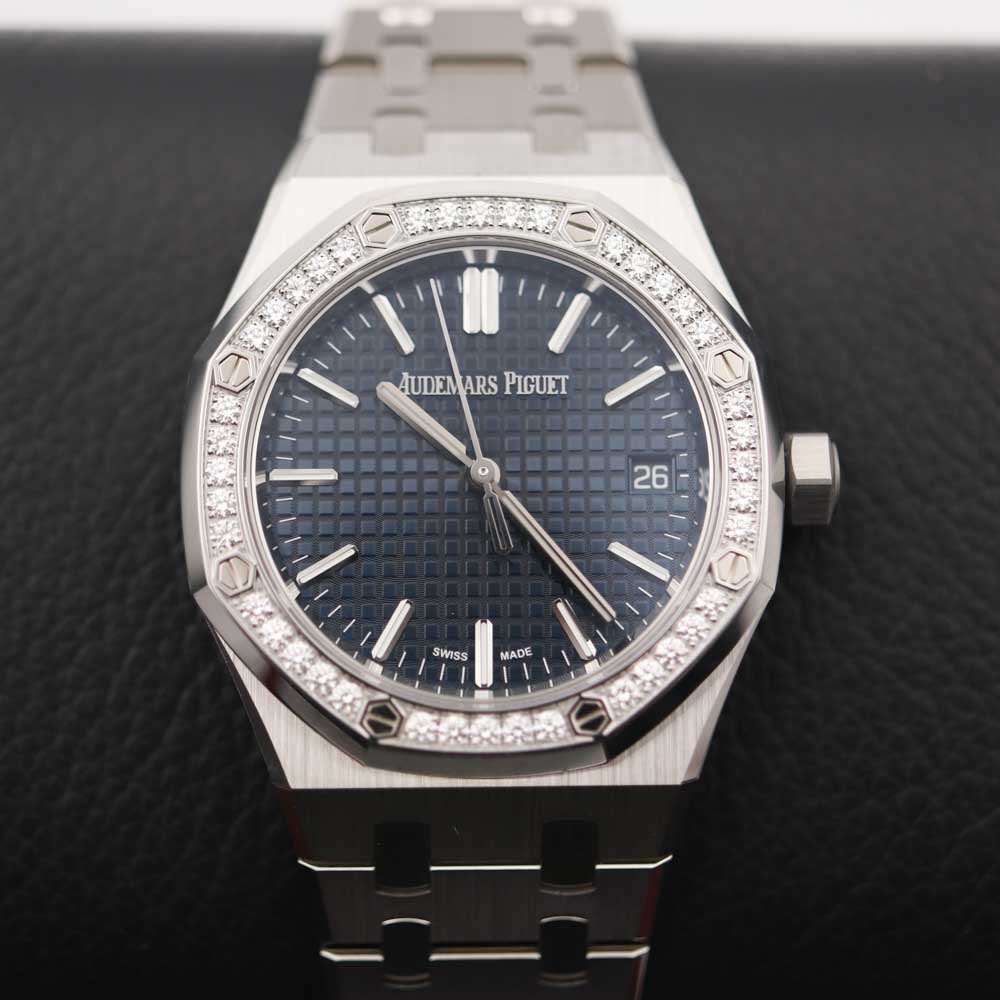 Audemars Piguet Royal Oak Blue 37mm Diamonds