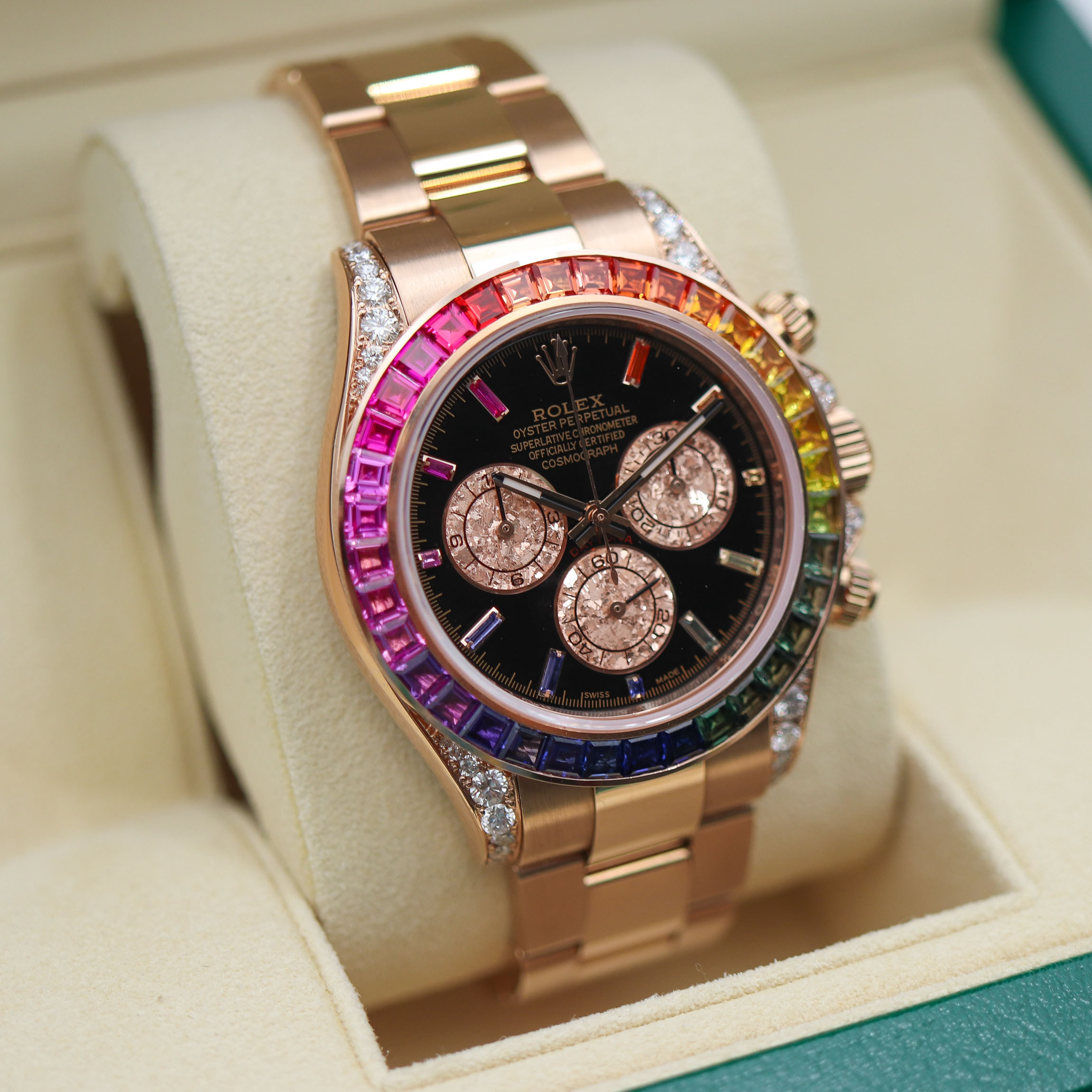 Rolex Daytona Rainbow Custom Diamonds