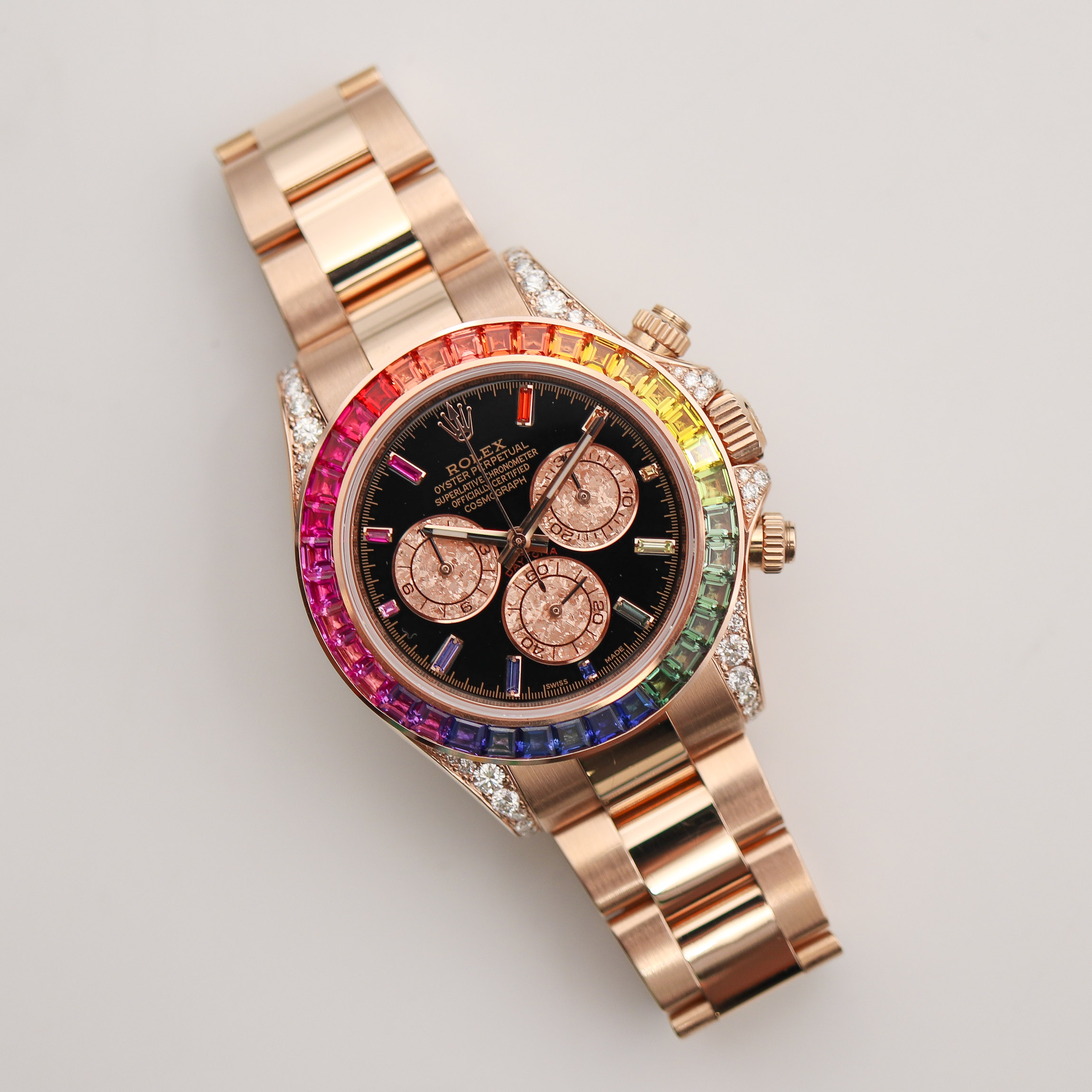 Rolex Daytona Rainbow Custom Diamonds