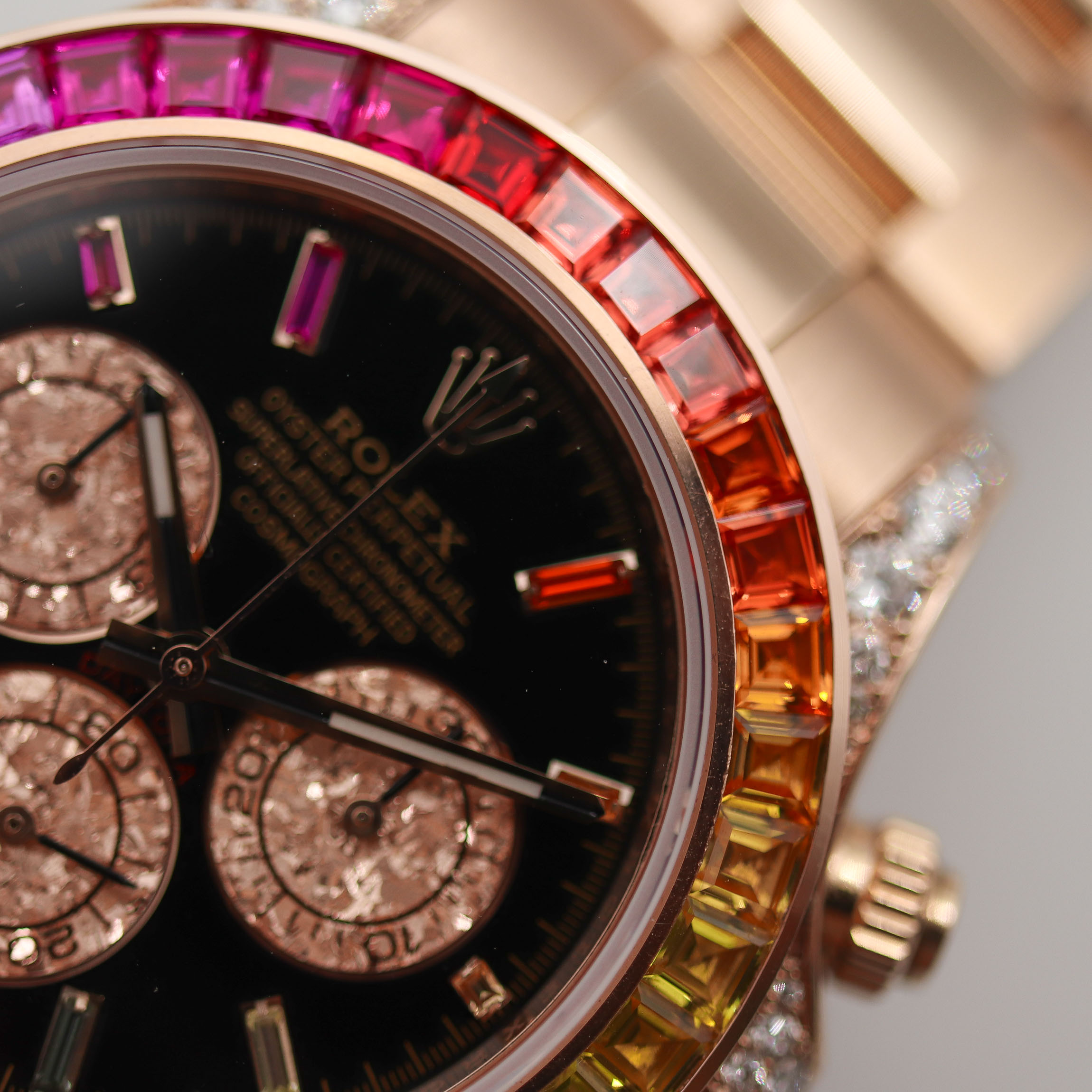 Rolex Daytona Rainbow Custom Diamonds