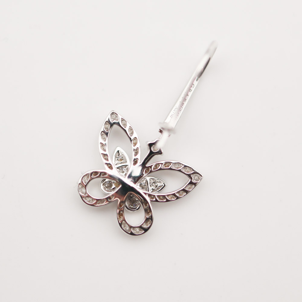 Graff Butterfly Silhouette Diamond Drop Earrings Ohrringe