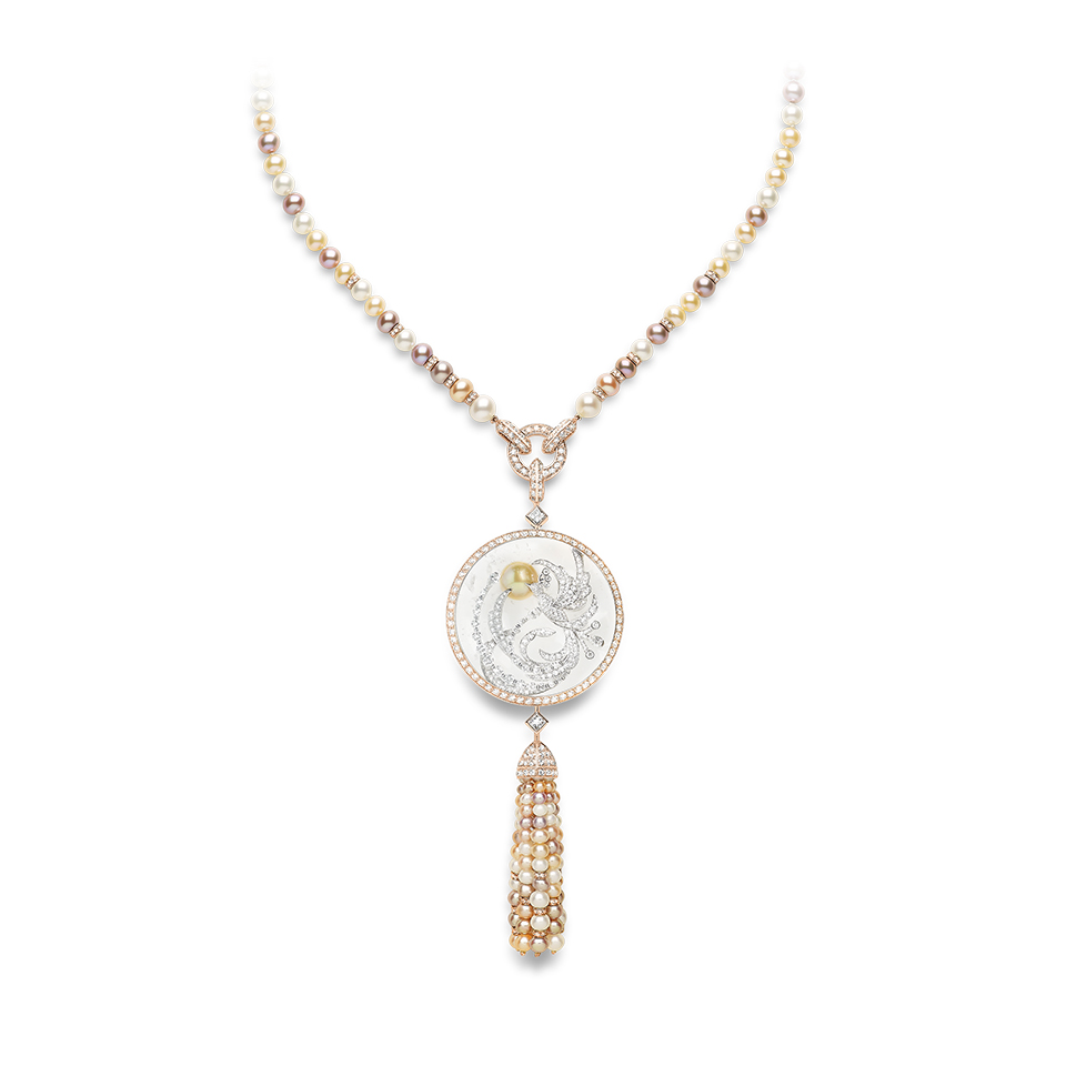 Boucheron Animals Hero The Peacock Medallion Necklace