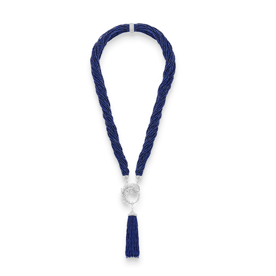 Boucheron Nature Triomphante Plume de Paon  Necklace