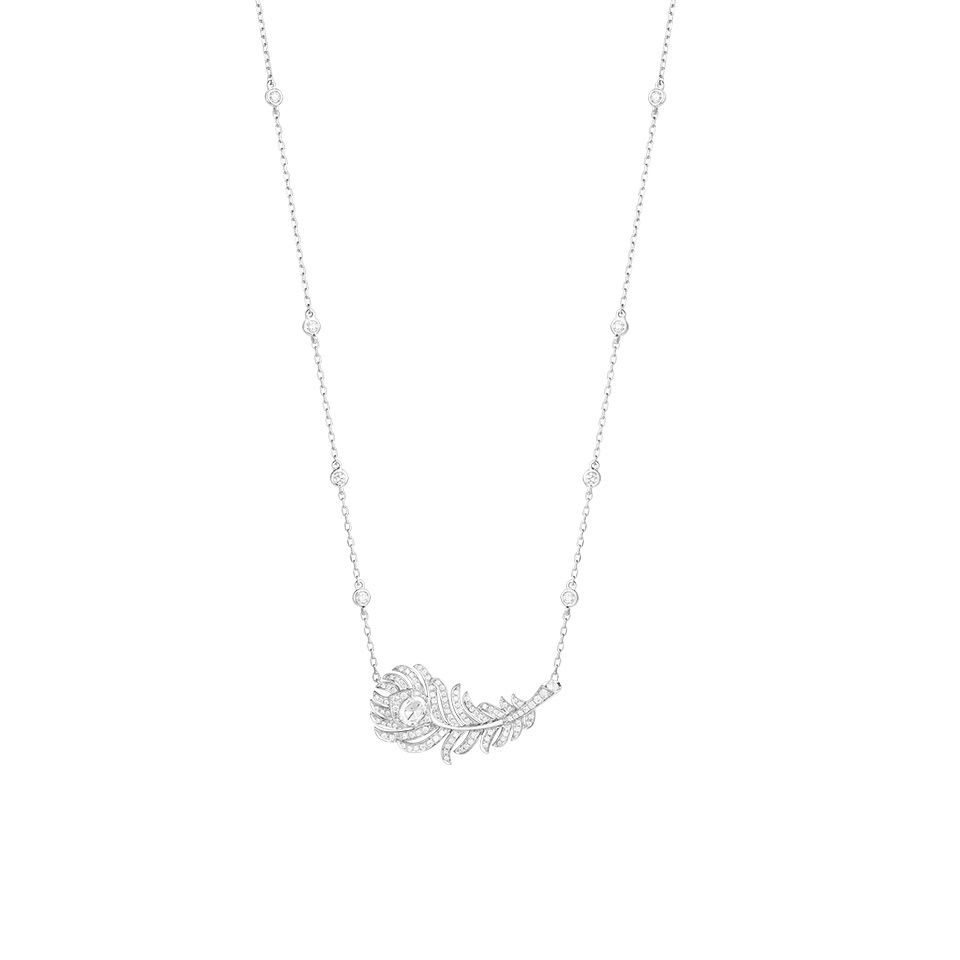 Boucheron Nature Triomphante Plume de Paon  Naszyjniki