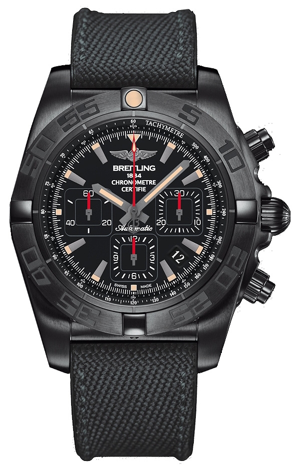 Breitling chronomat 44 blacksteel sale