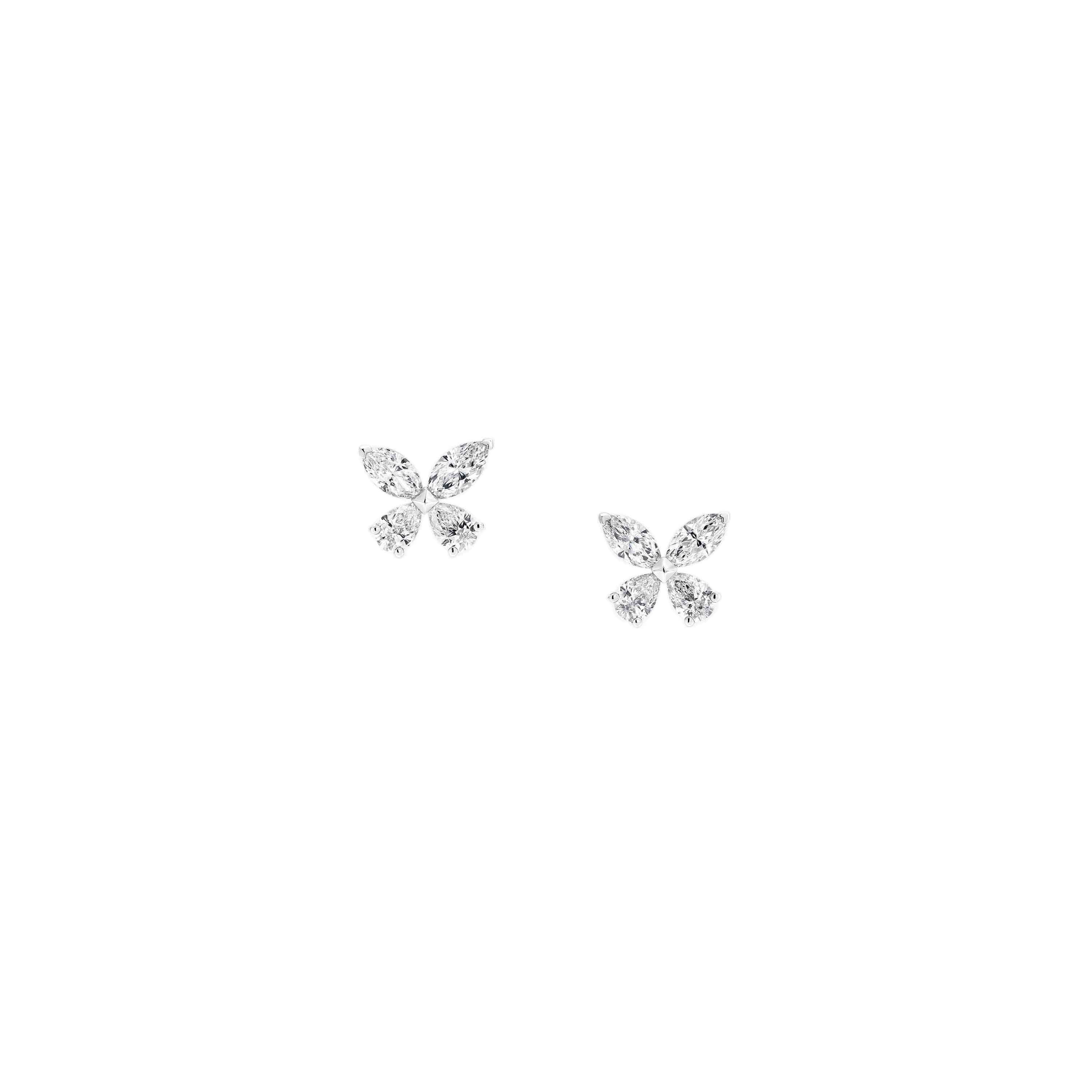 Graff Classic Butterfly Diamond Petite Stud Earrings Øreringer