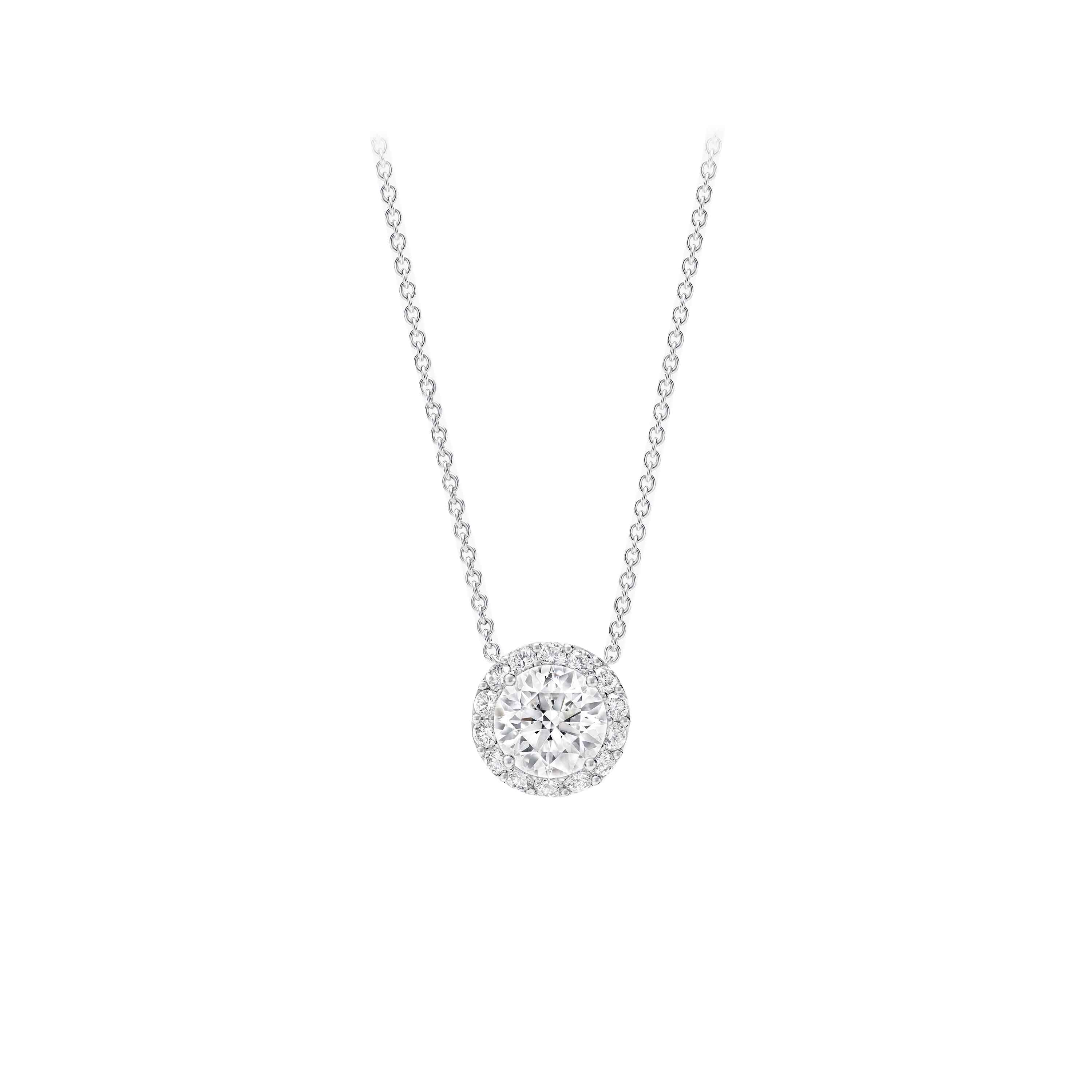 Graff Icon Round Diamond Pendant Necklace
