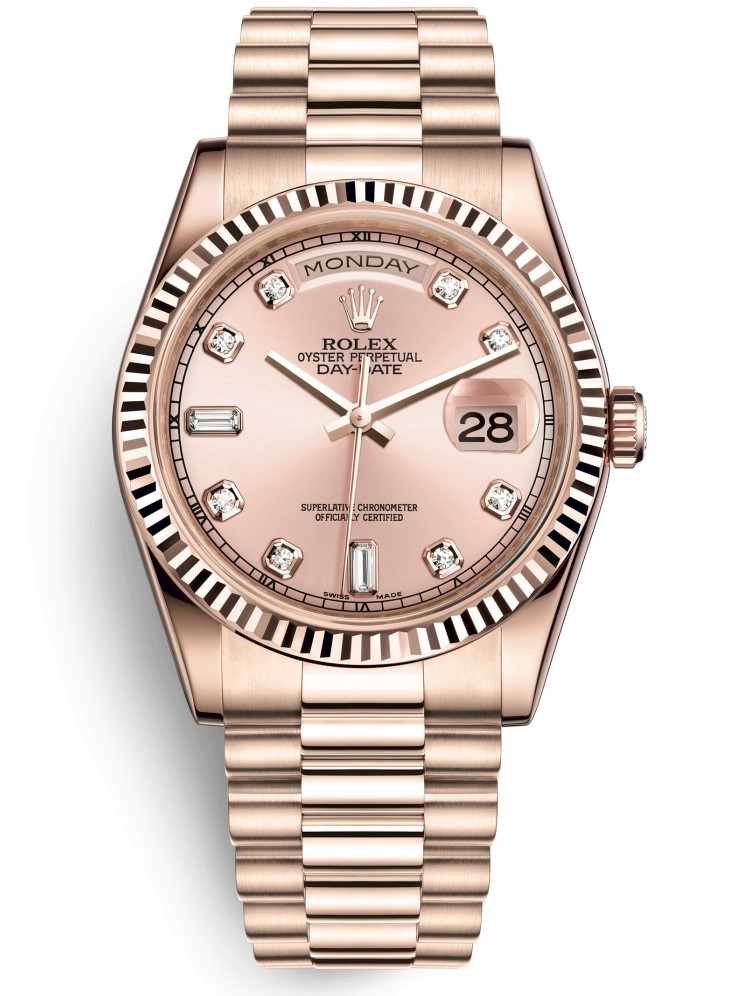 rose gold daytona rainbow bezel