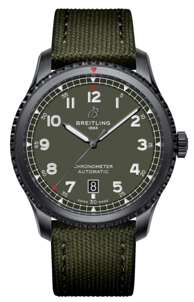 Breitling Aviator 8 Automatic 41 Black Steel Curtiss Warhawk