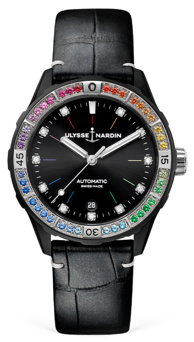 Diver Rainbow 39 mm Ulysse Nardin 8163 182B1LE 2A RAIN 1A