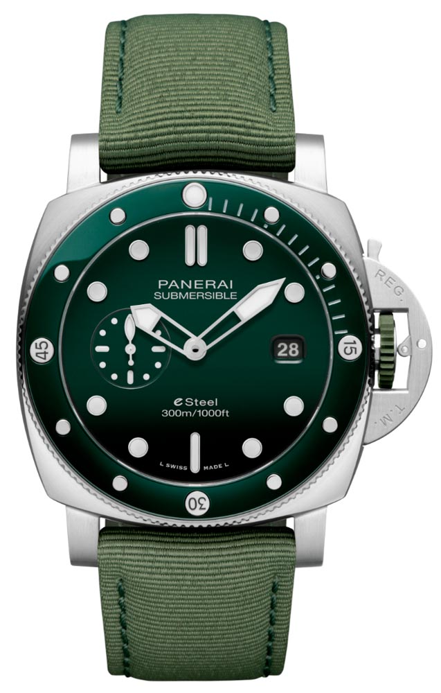 Panerai Submersible QuarantaQuattro ESteel™ Verde Smeraldo