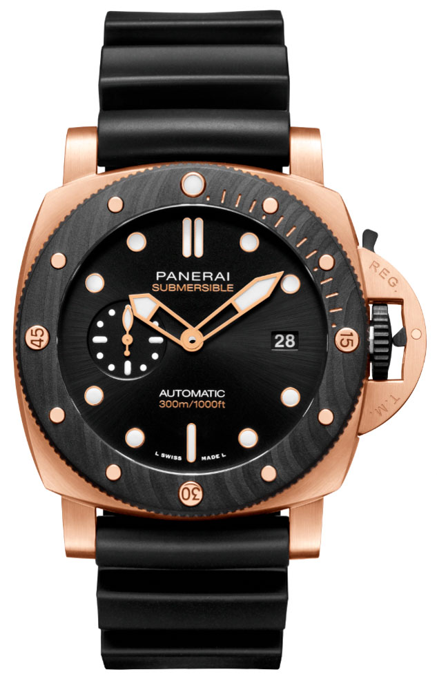 Panerai Submersible QuarantaQuattro Goldtech™ OroCarbo