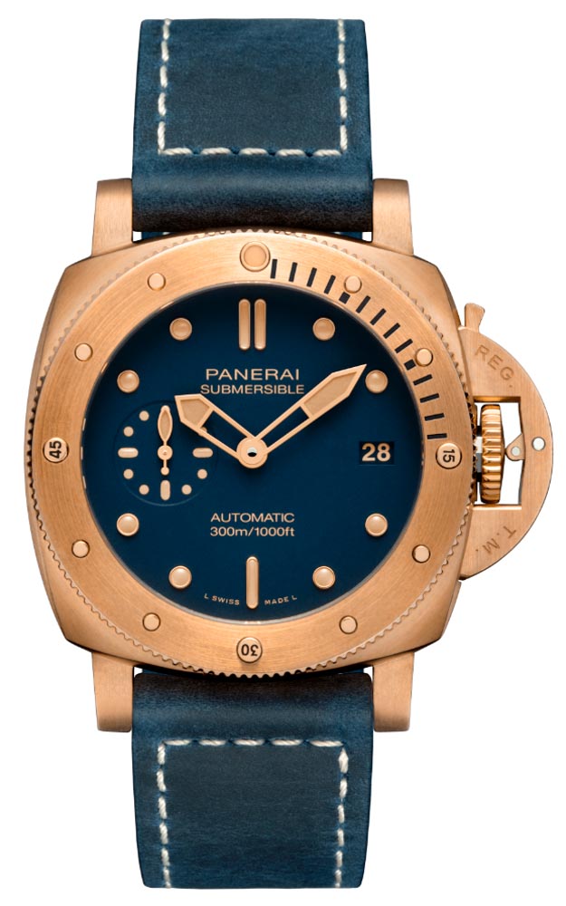 Panerai Submersible Bronze Blue Abyss