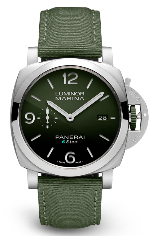 Luminor Marina ESteel Verde Smeraldo Panerai PAM01356