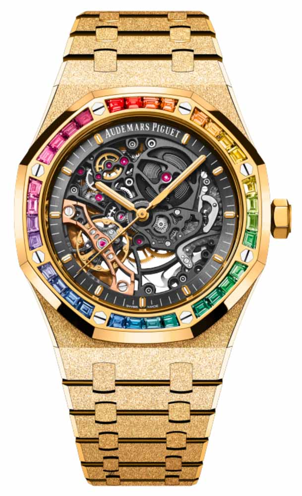 Audemars Piguet Royal Oak Frosted Gold Double Balance Wheel Openworked