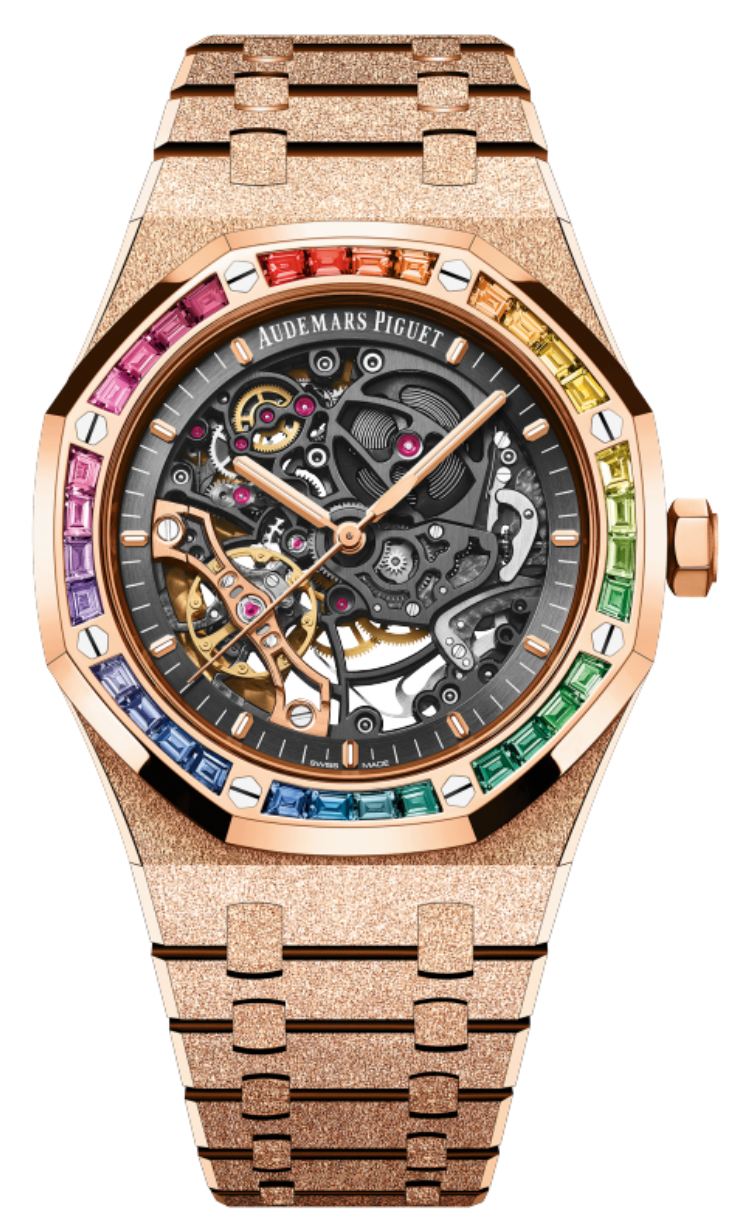 Royal Oak Frosted Gold Double Balance Wheel Openworked Audemars