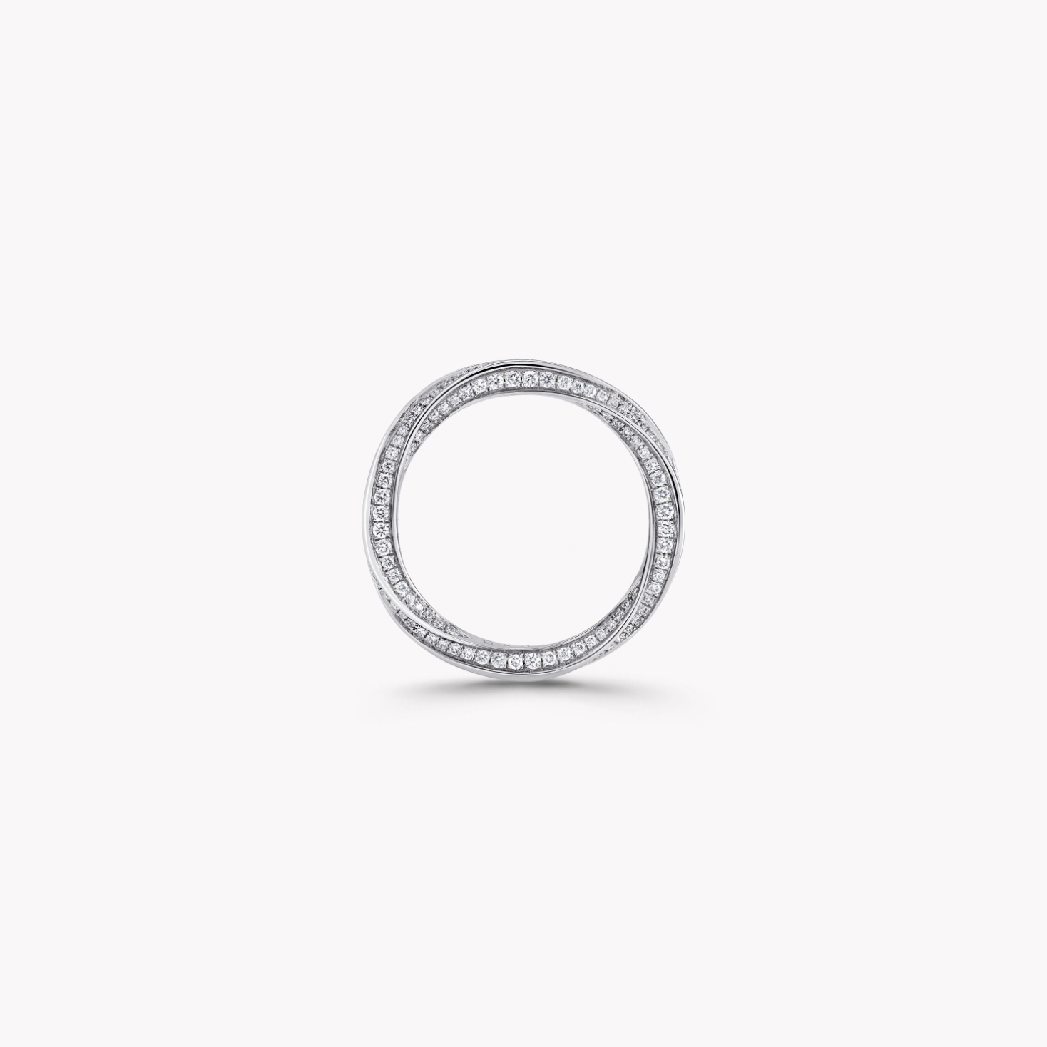 Graff Spiral Pavé Diamond Band Ring
