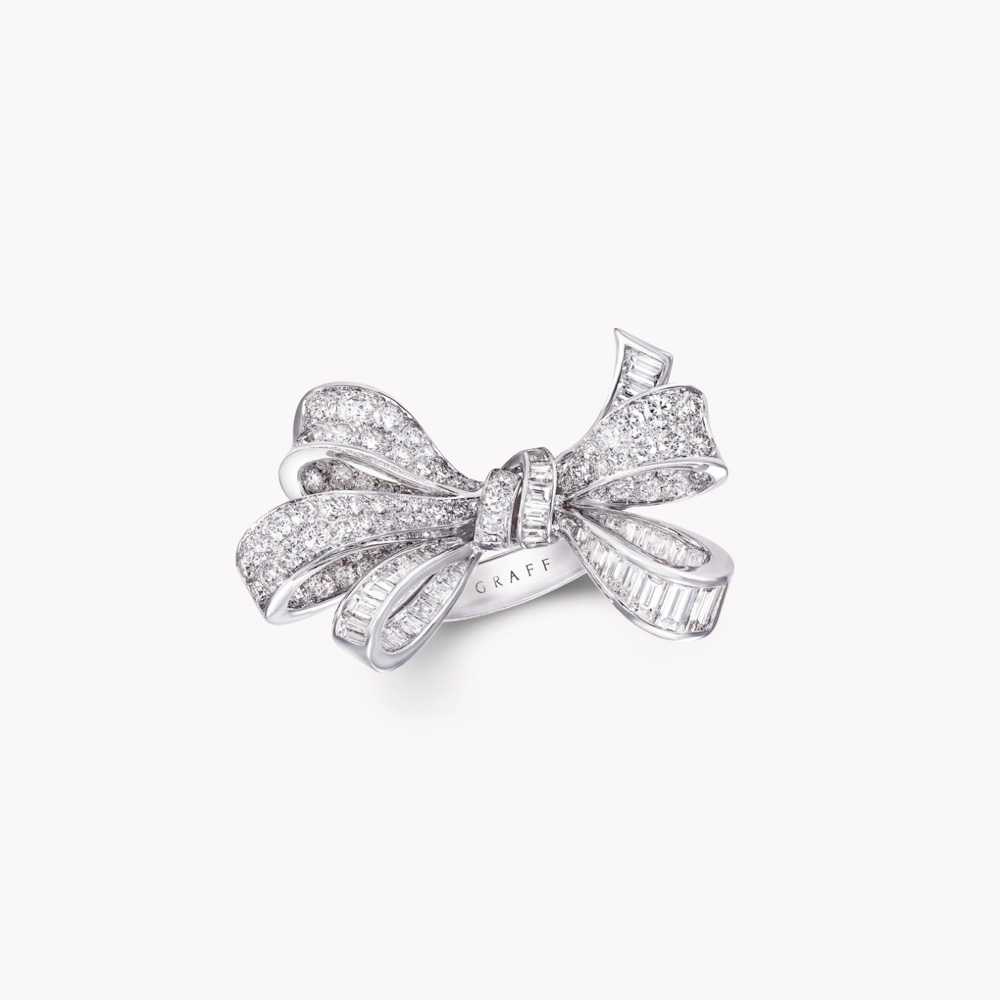 Graff Tilda's Bow Double Knot Diamond Ring Ring