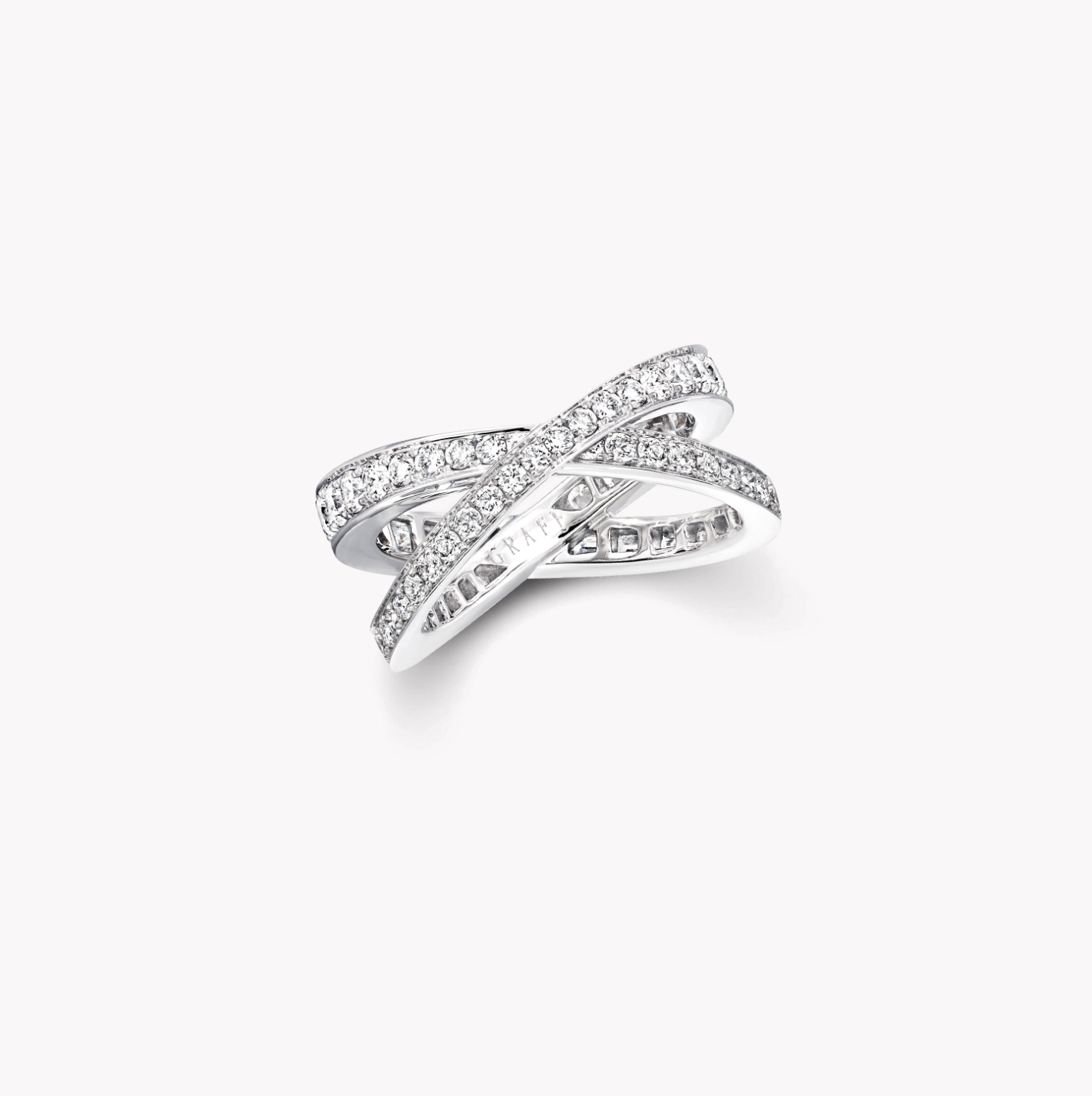 Graff Kiss Pavé Diamond Ring Ring