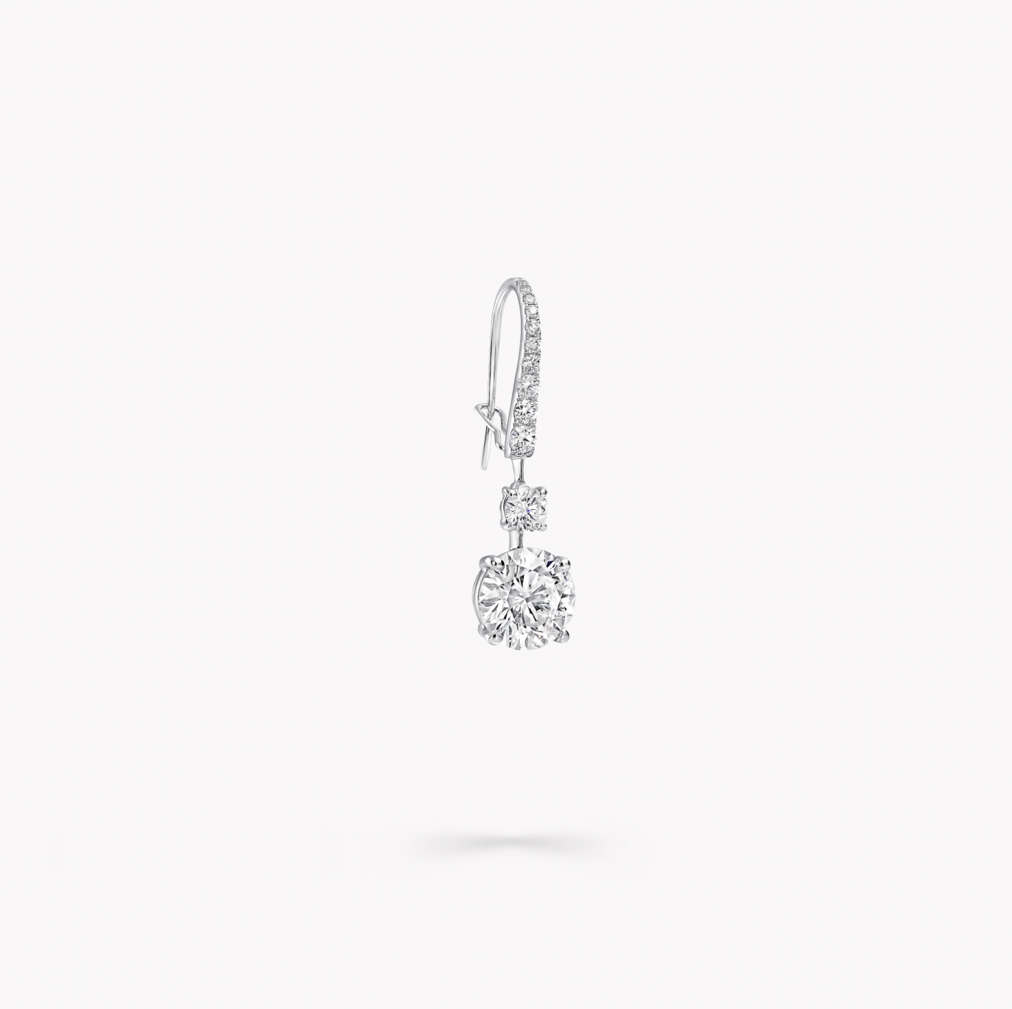 Graff Round Diamond Solitaire Earrings Earrings