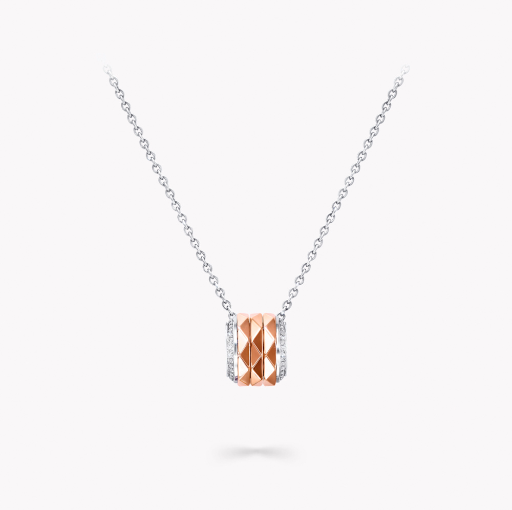 Graff Laurence Graff Signature Triple Spinning Diamond Pendant Necklace