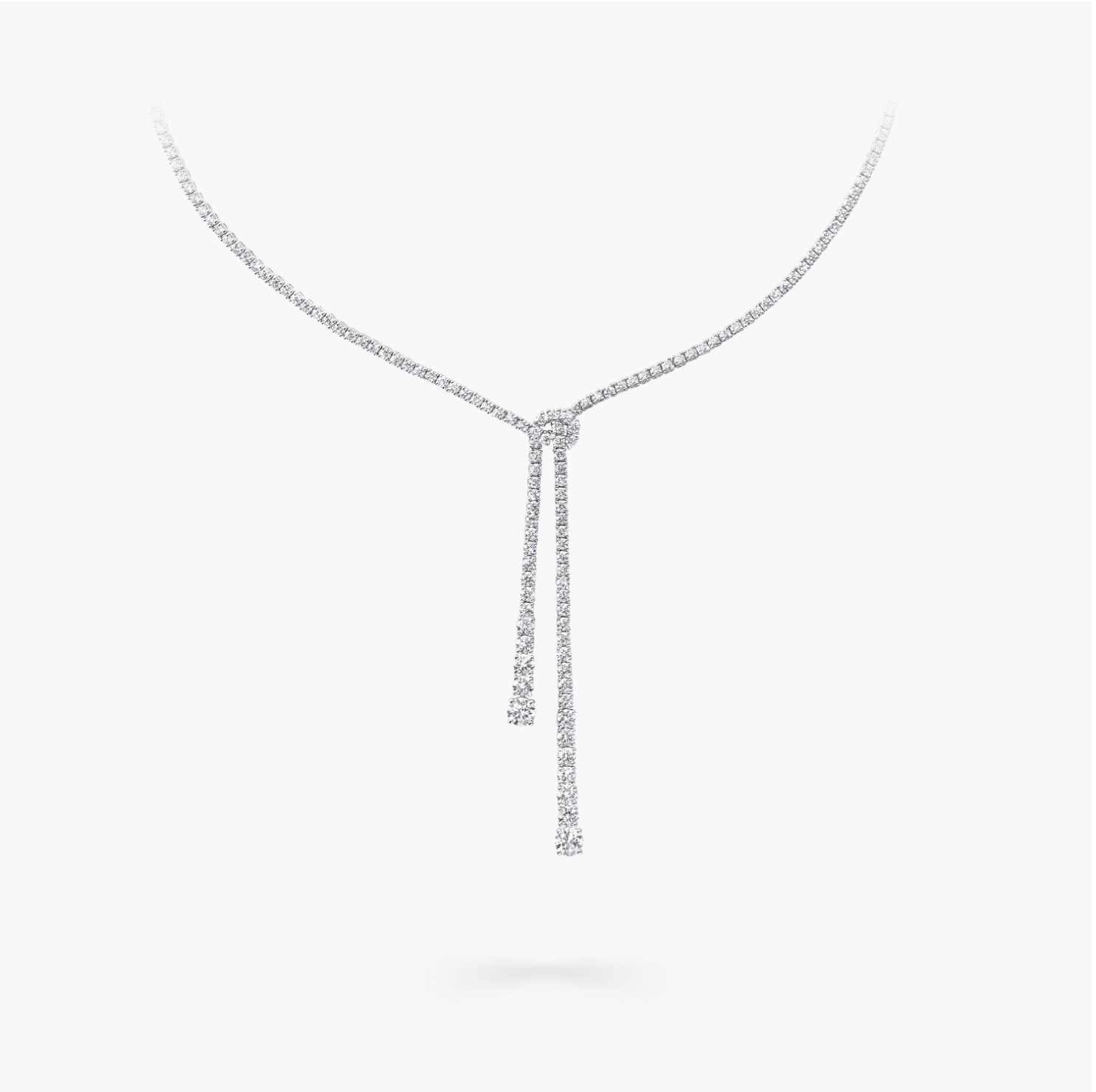 Graff Diamond Double Strand Knot Necklace Necklace