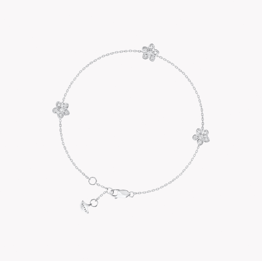 Graff Wild Flower Petite Pavé Diamond Bracelet Bracelet