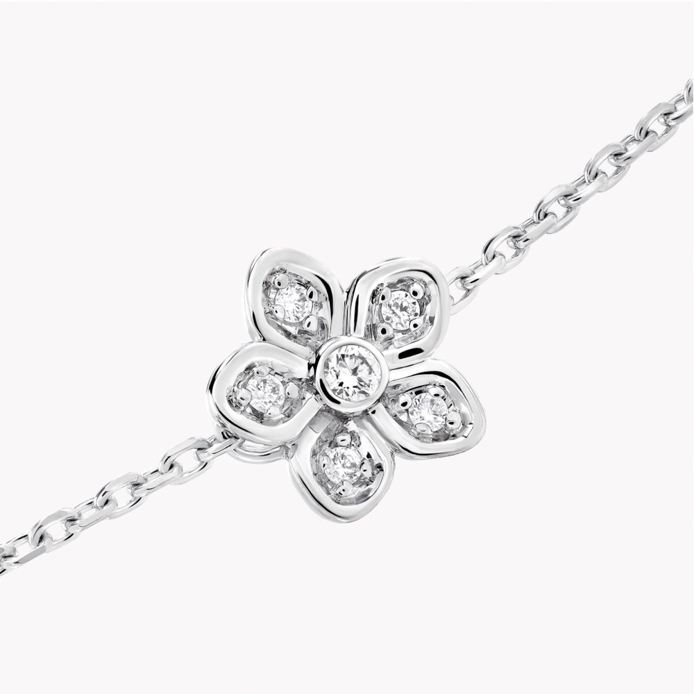 Graff Wild Flower Petite Pavé Diamond Bracelet Bracelet