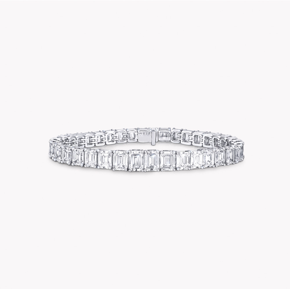 Graff Emerald Cut Diamond Bracelet Bracelet