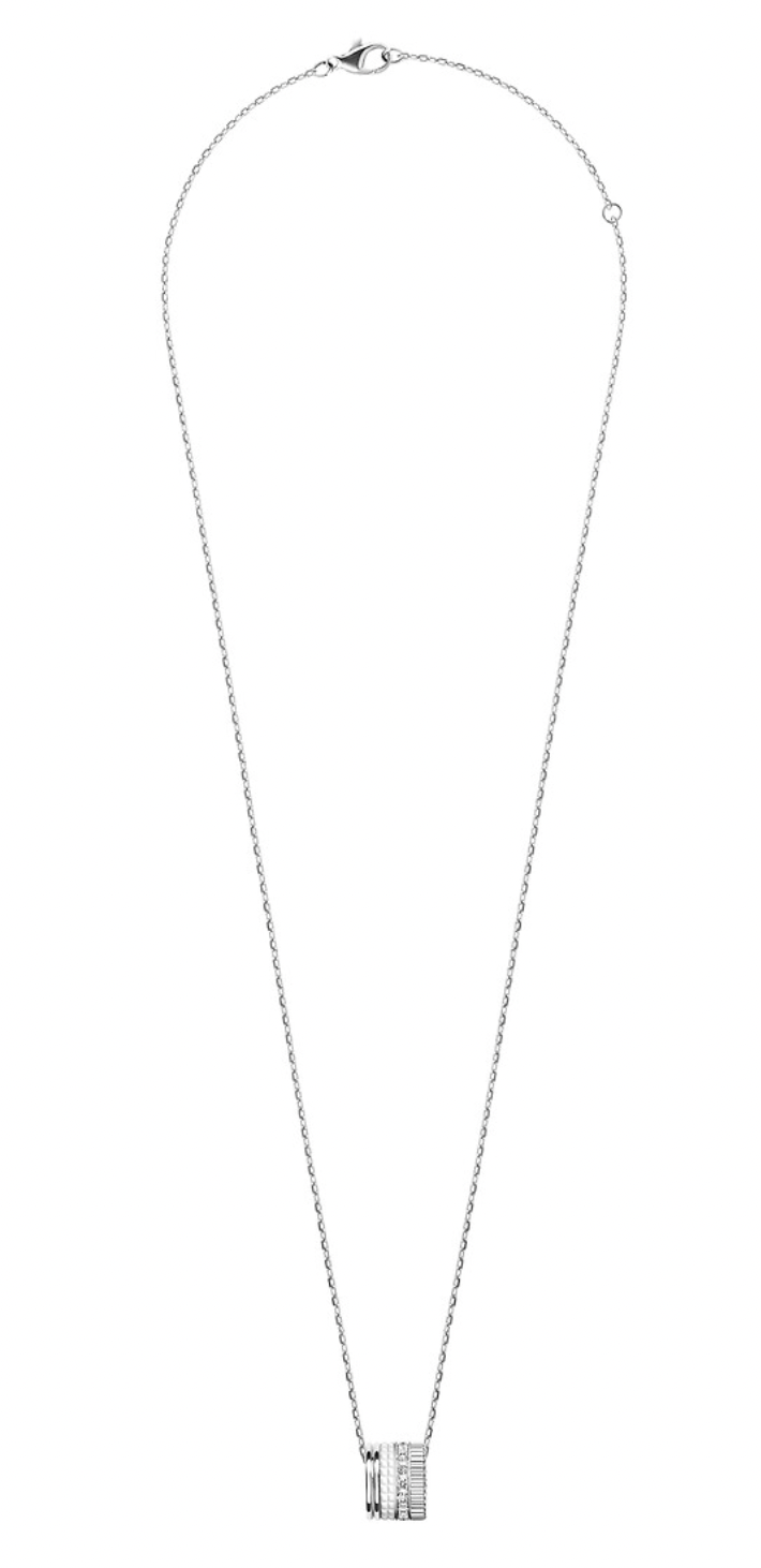 Boucheron Quatre Double White Edition Pendant, Large Model Necklace