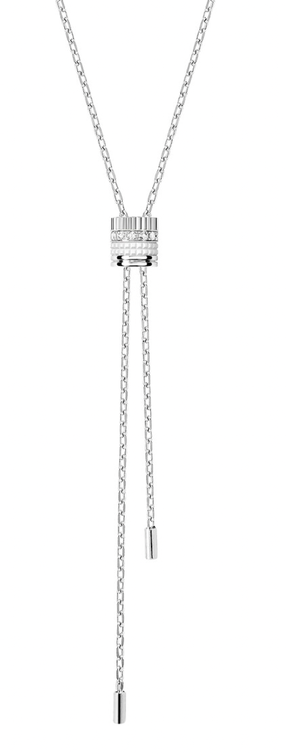 Boucheron Quatre Double White Edition Tie Necklace, Small Model Necklace