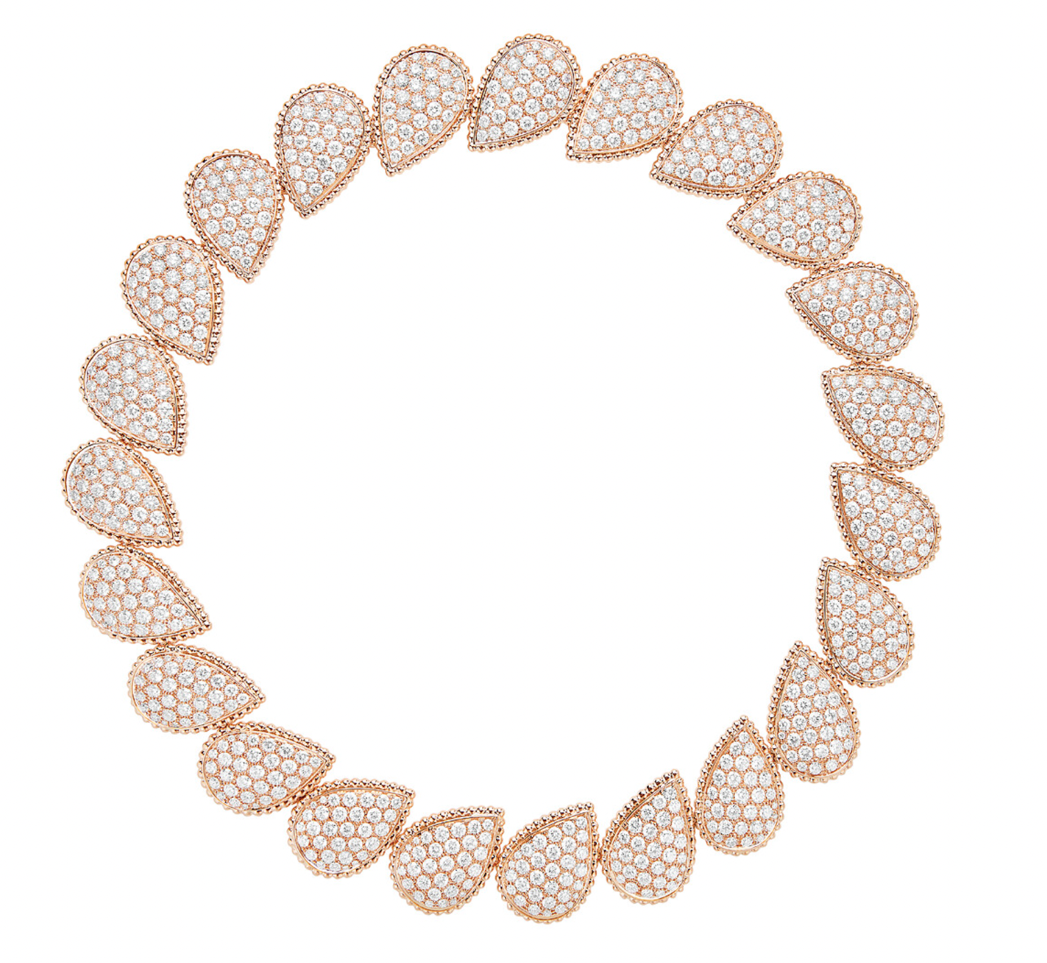 Boucheron Serpent Boheme 18k & Diamond Necklace - White Gold | Editorialist