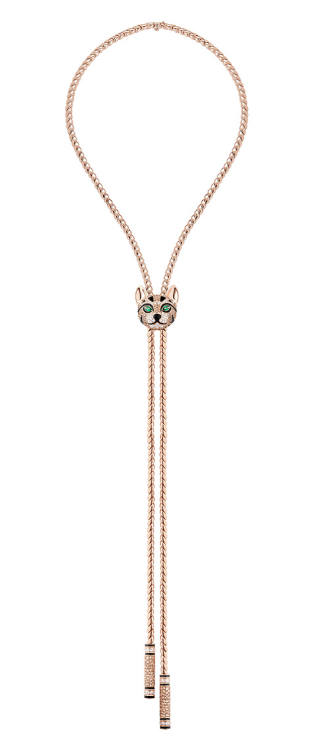 Boucheron Fuzzy, The Leopard Cat Necklace Naszyjniki