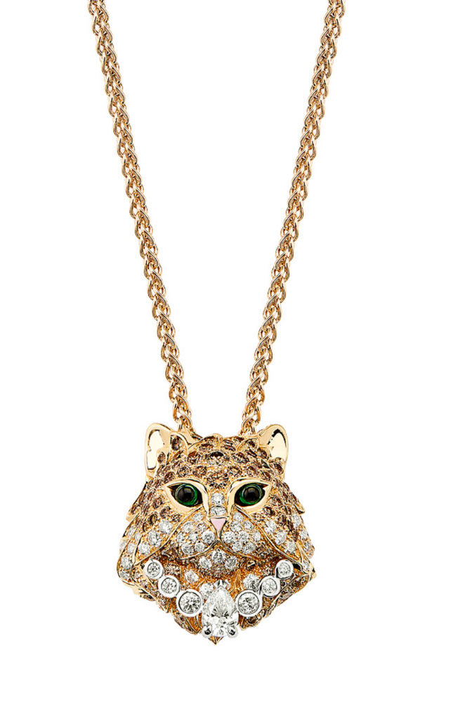 Boucheron Wladimir, The Cat Pendant Naszyjniki