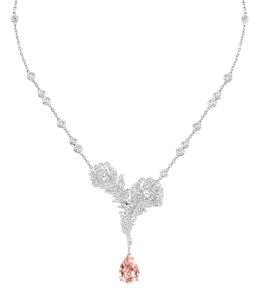 Boucheron Plume De Paon Pendant Necklace