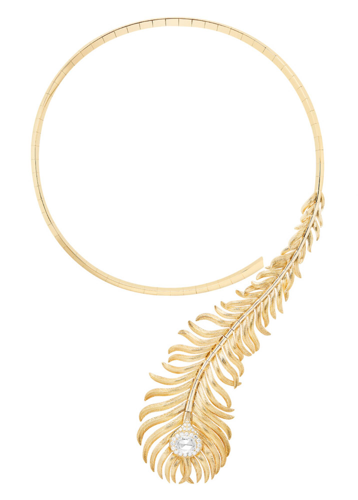 Boucheron Necklace Plume De Paon Naszyjniki