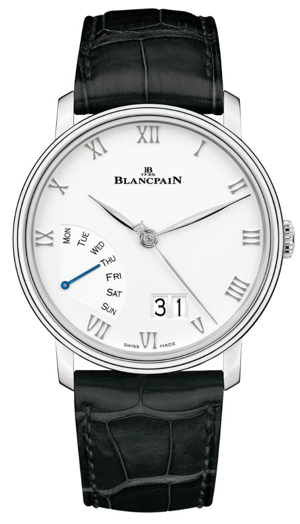 Villeret Grande Date Jour Retrograde Blancpain 6668 1127 55B