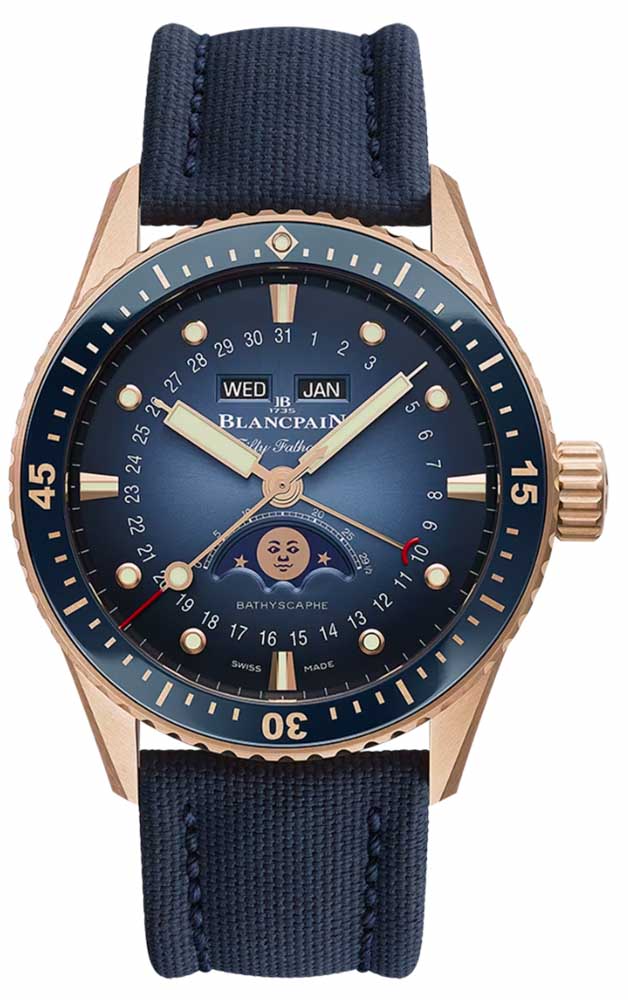 Blancpain Fifty Fathoms Bathyscape Quantieme Complet Phases De Lune