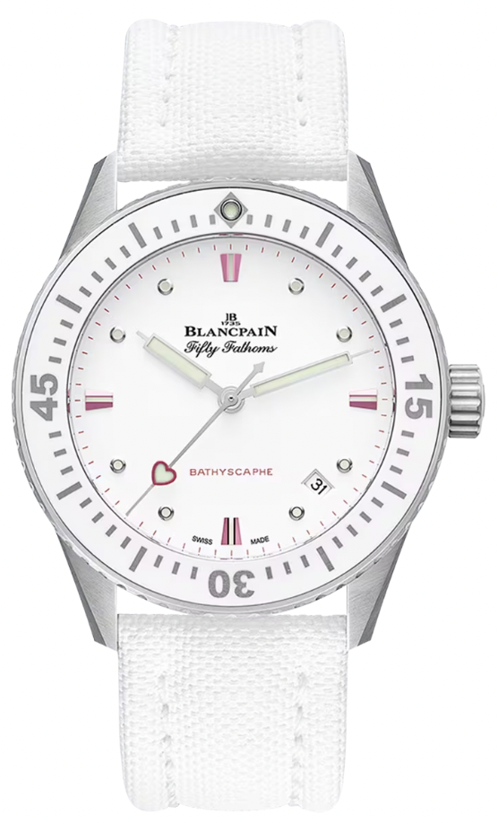 Fifty Fathoms Valentine s Day 2023 Blancpain 5100A 1127 W52A