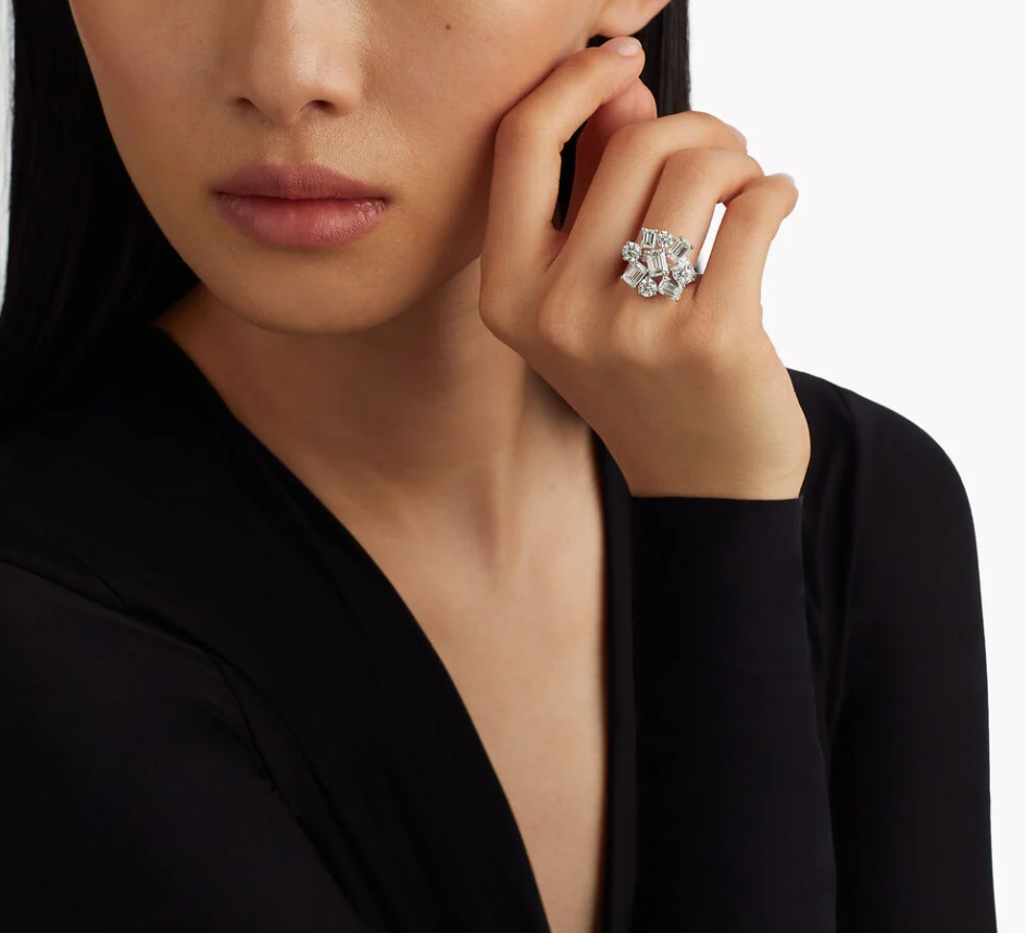 Graff Multi Shape Diamonds Ring (Size 51) Ringe