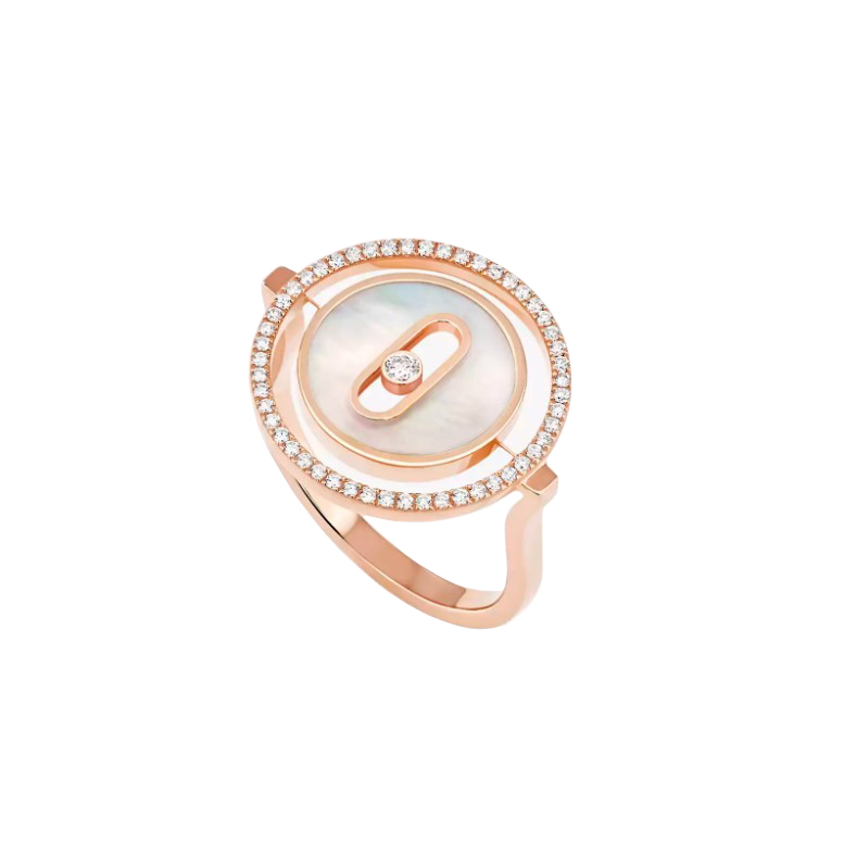 Messika Lucky Move SM White Mother-of-Pearl Ring